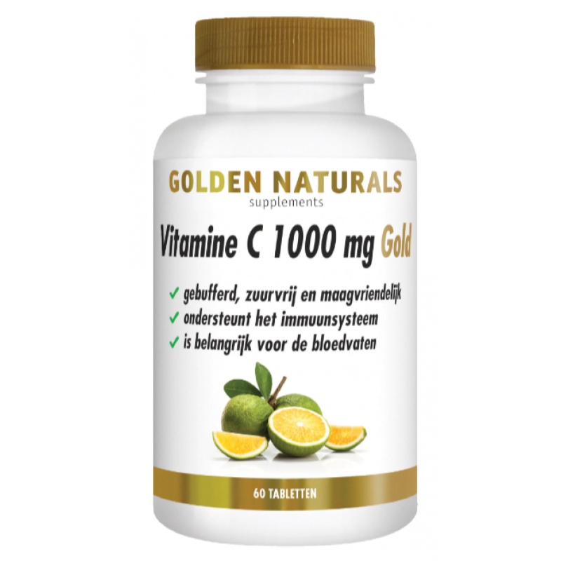 Vitamine C 1000 mg Gold - Zuurvrij en Ma...